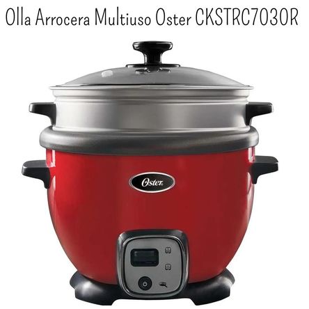 Olla Arrocera Oster Multiusos CKSTRC7030R 2.2Lt-ROJO