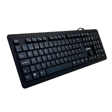 Teclado Teros TE-4065N Lavable A prueba de agua IPX7 USB