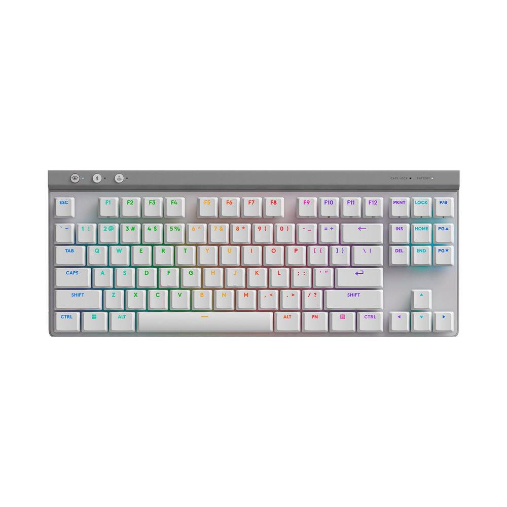 Teclado Gamer Logitech G515 Tkl Lightspeed/Bt Lightsync Rgb White Teclado Gamer Logitech G515 Tkl Lightspeed/Bt Lightsync Rgb White