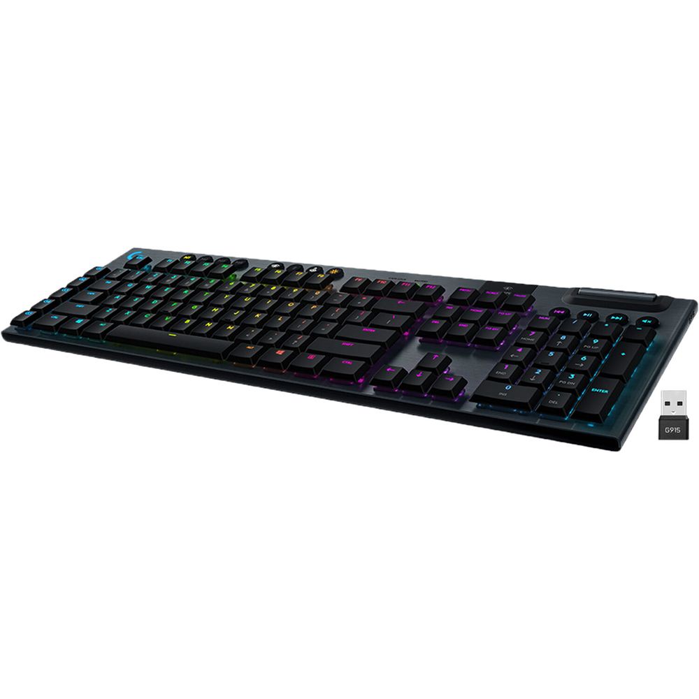 Teclado Mecánico Gamer Logitech RGB G915 Lightsync Tactile - 920-008902 Teclado Mecánico Gamer Logitech RGB G915 Lightsync Tactile - 920-008902