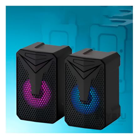 Parlante con Sonido Envolvente de Color Negro Parlante con Sonido Envolvente de Color Negro