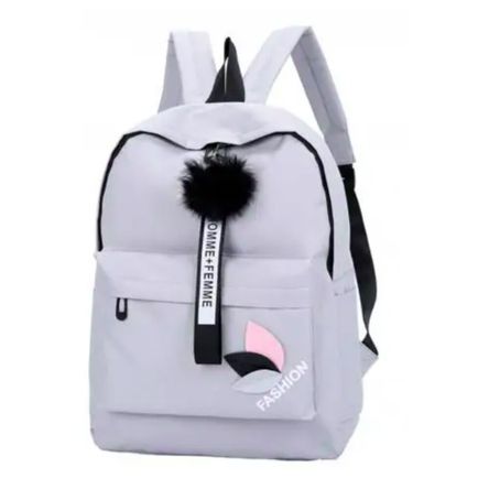 Mochila de lona Multiuso Basic Plateado Mochila de lona Multiuso Basic Plateado