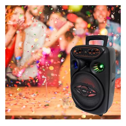 Parlante Funcional y Compacto en Color Negro Y+Stickers Parlante Funcional y Compacto en Color Negro Y+Stickers