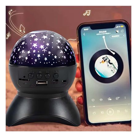 Parlante Innovador con Luces en Color Negro Y+Agendita Parlante Innovador con Luces en Color Negro Y+Agendita