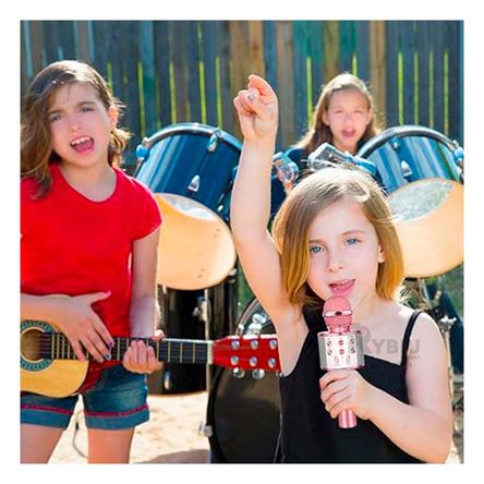 Microfono para Podcast en Oro Rosado Y+Papel de Regalo