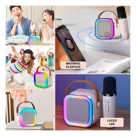 Parlante Portatil de Color Beige Y+Papel de Regalo Parlante Portatil de Color Beige Y+Papel de Regalo