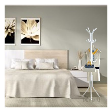 Perchera Practica y Multiuso en Color Blanco Perchera Practica y Multiuso en Color Blanco