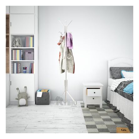 Perchera Elegante y Versatil de Color Blanco Y+Agendita Perchera Elegante y Versatil de Color Blanco Y+Agendita