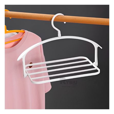 Perchero de PVC Set de 6 en Blanco Y+Stickers Perchero de PVC Set de 6 en Blanco Y+Stickers