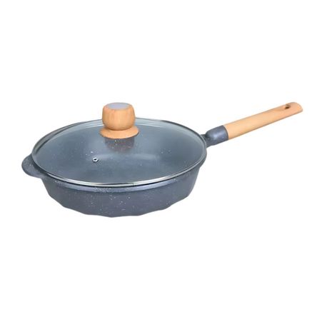 Sartén Antiadherente con Tapa - MGC N° 22 Color Plomo Sartén Antiadherente con Tapa - MGC N° 22 Color Plomo