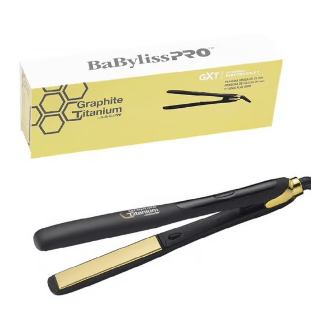 Plancha Babyliss Pro Graphite Titanium Iónica 32 mm 1 1/4 BGT183PE ...
