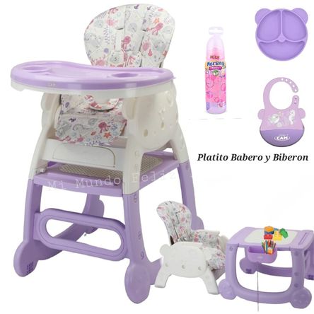 Silla de Comer 3 en 1 para Bebe Premiun Princess