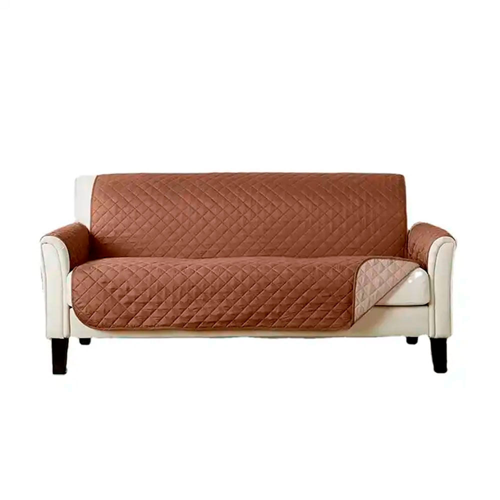 Funda para Mueble de 3 Personas Color Marrón