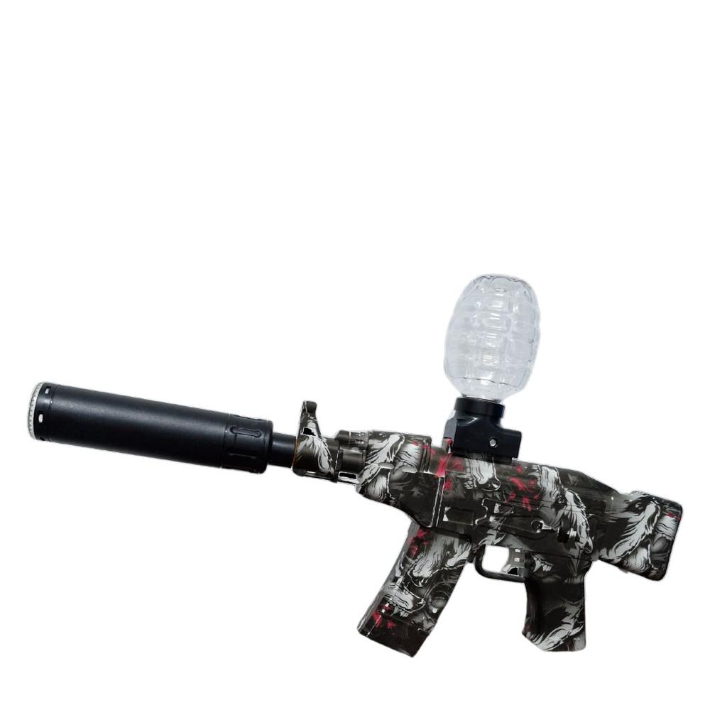 Juguete Pistola AKM Grafiti Negro  con RGB