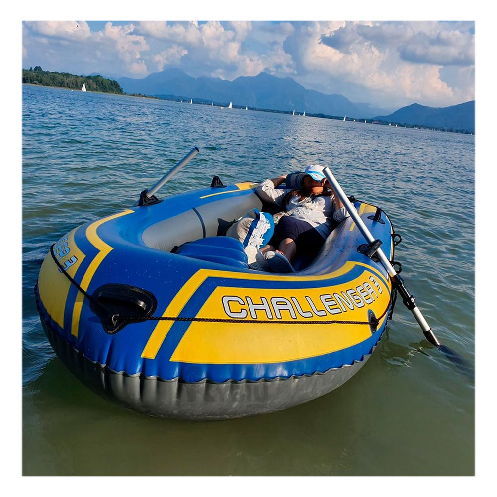 Bote Acuatico con Remos para 3 Tono Azul Y+Papel de Regalo Bote Acuatico con Remos para 3 Tono Azul Y+Papel de Regalo