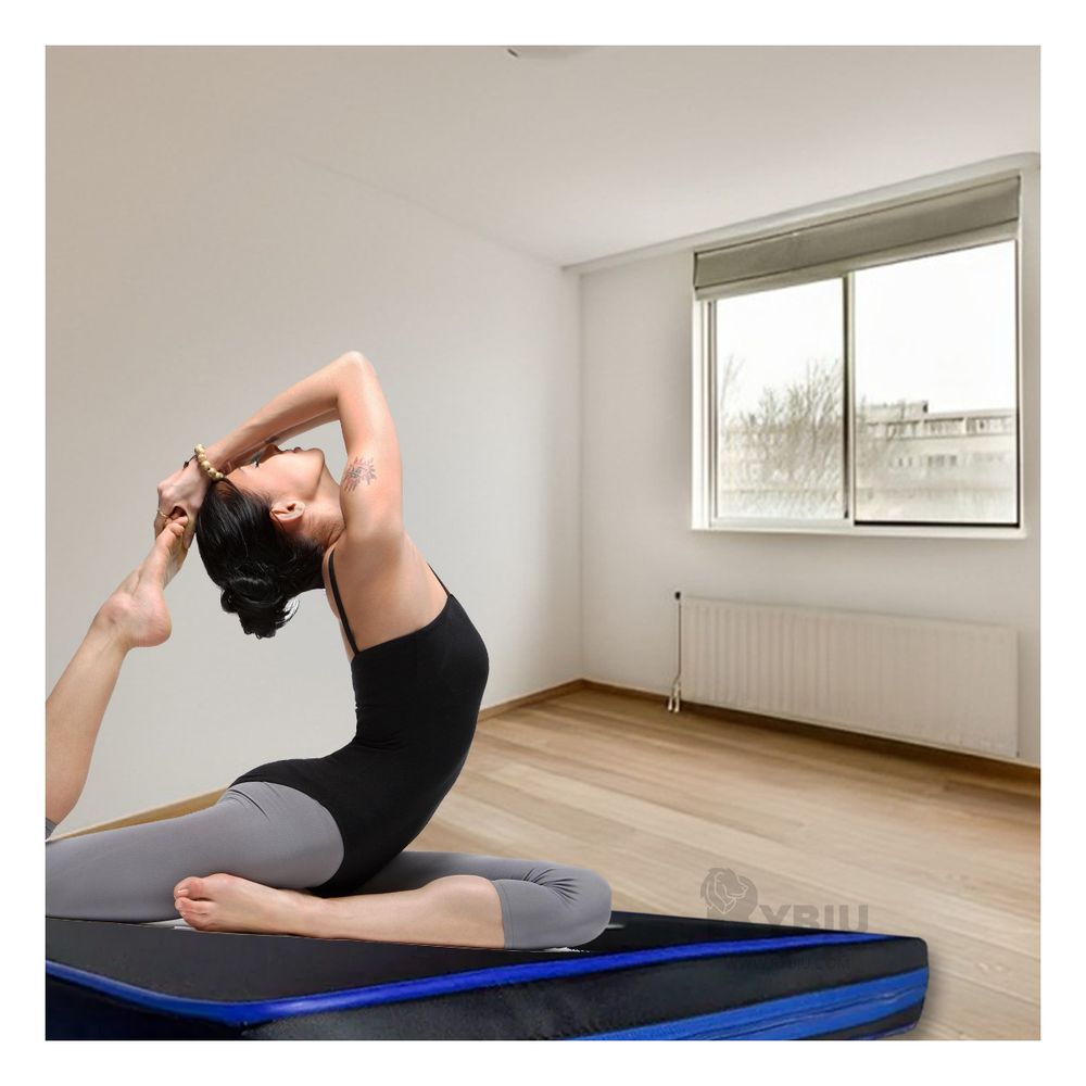 Colchoneta Negra para Deporte Talla S de 1M con Azul Colchoneta Negra para Deporte Talla S de 1M con Azul