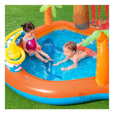 Centro de Juego Inflable 265 x 265 x 104 cm en Multicolor