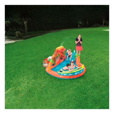 Centro de Juego Inflable en Multicolor Y+Stickers Centro de Juego Inflable en Multicolor Y+Stickers