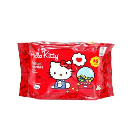 Toallitas Humedas Hello Kitty 25 Unid. 25 x 58 Toallitas Humedas Hello Kitty 25 Unid. 25 x 58