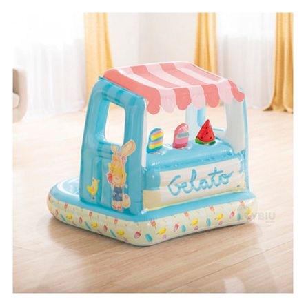 Centro de Juegos Heladería con 3 Helados en Celeste Centro de Juegos Heladería con 3 Helados en Celeste