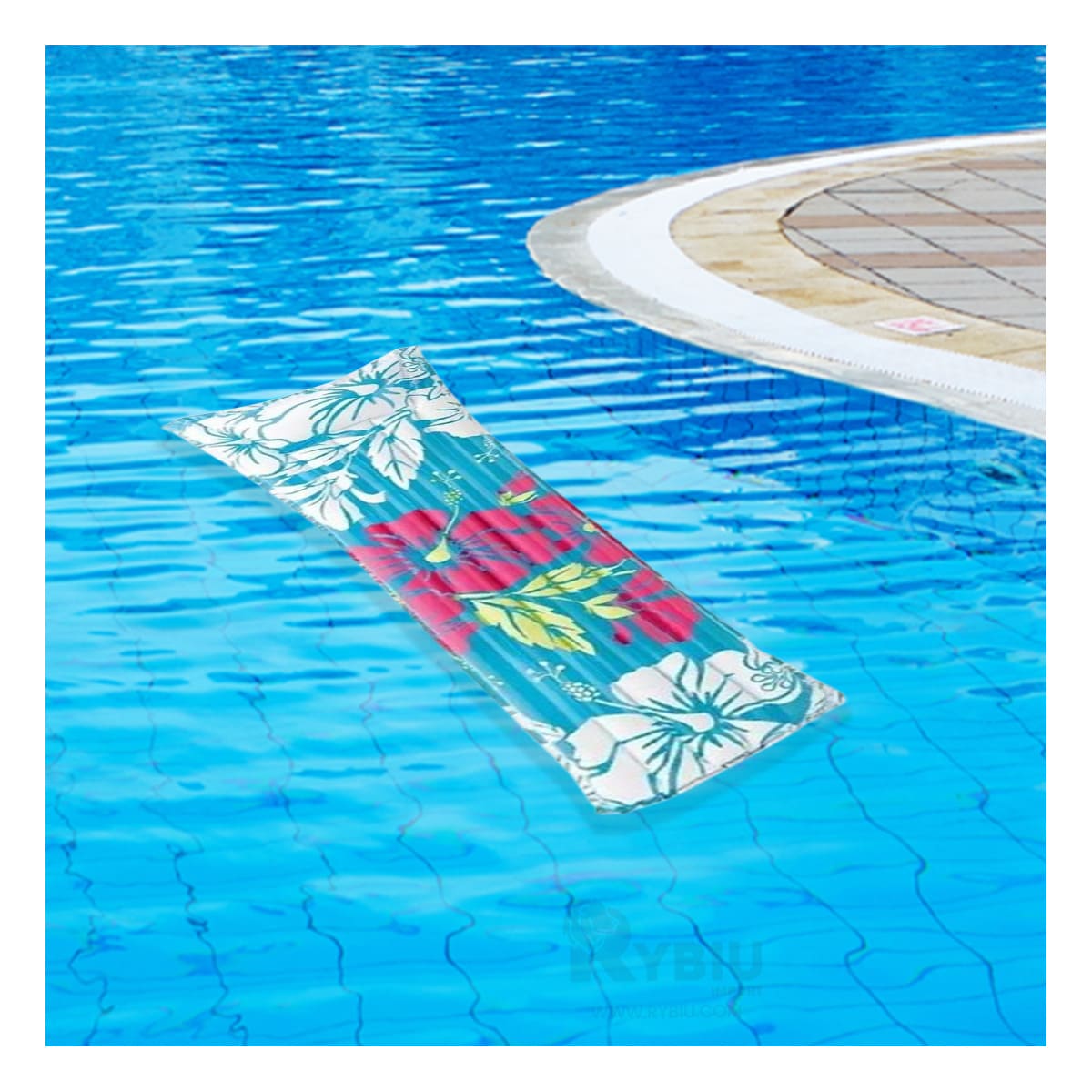 Colchon para Viajes en Color Celeste Y+Stickers