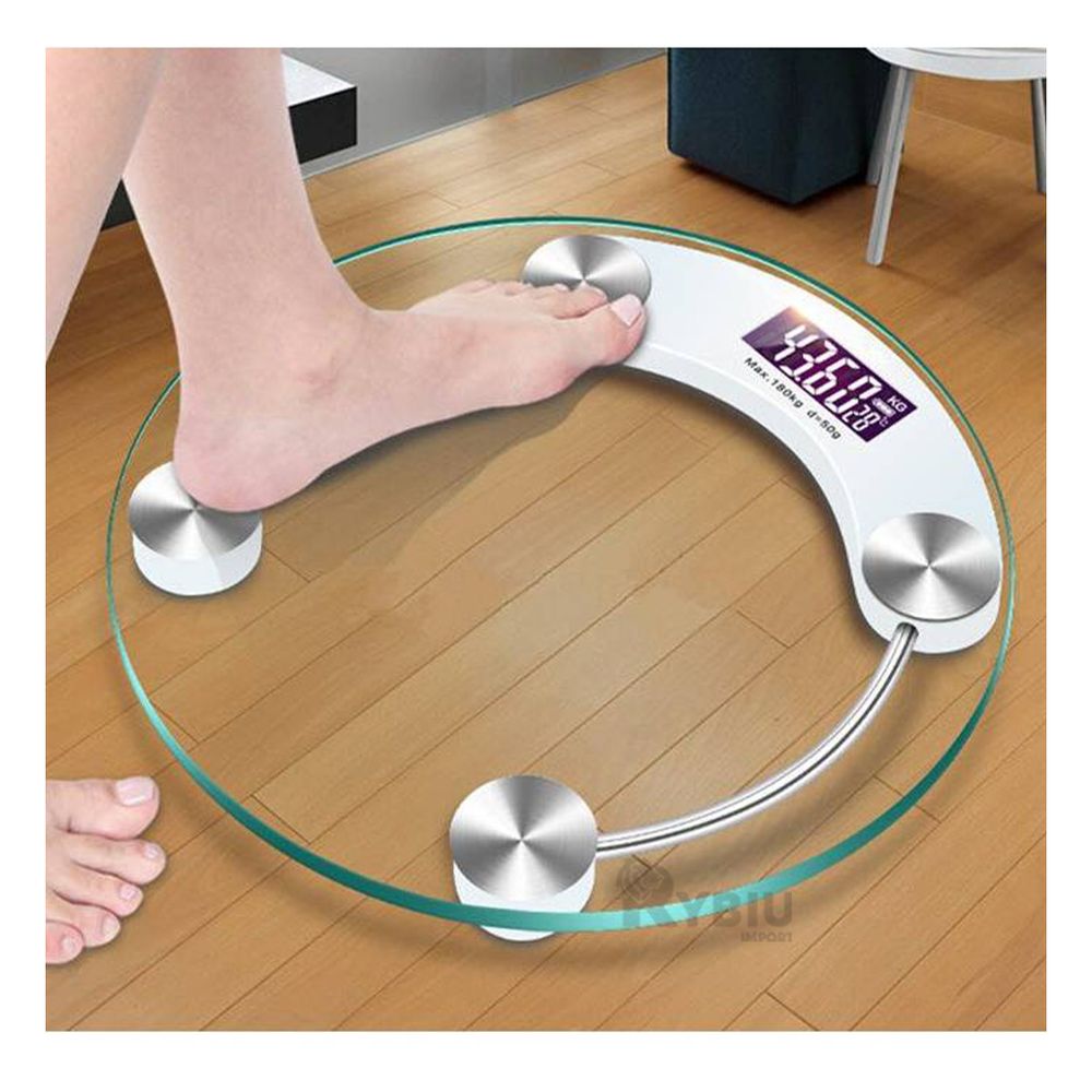 Balanza de Cristal Redonda Transparente Y+Papel de Regalo Balanza de Cristal Redonda Transparente Y+Papel de Regalo