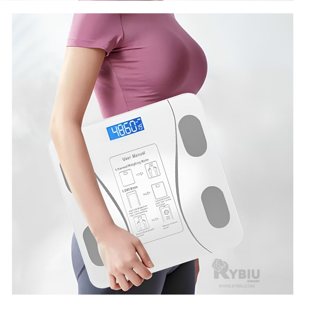 Balanza con Pantalla Digital en Blanco Y+Agendita Balanza con Pantalla Digital en Blanco Y+Agendita