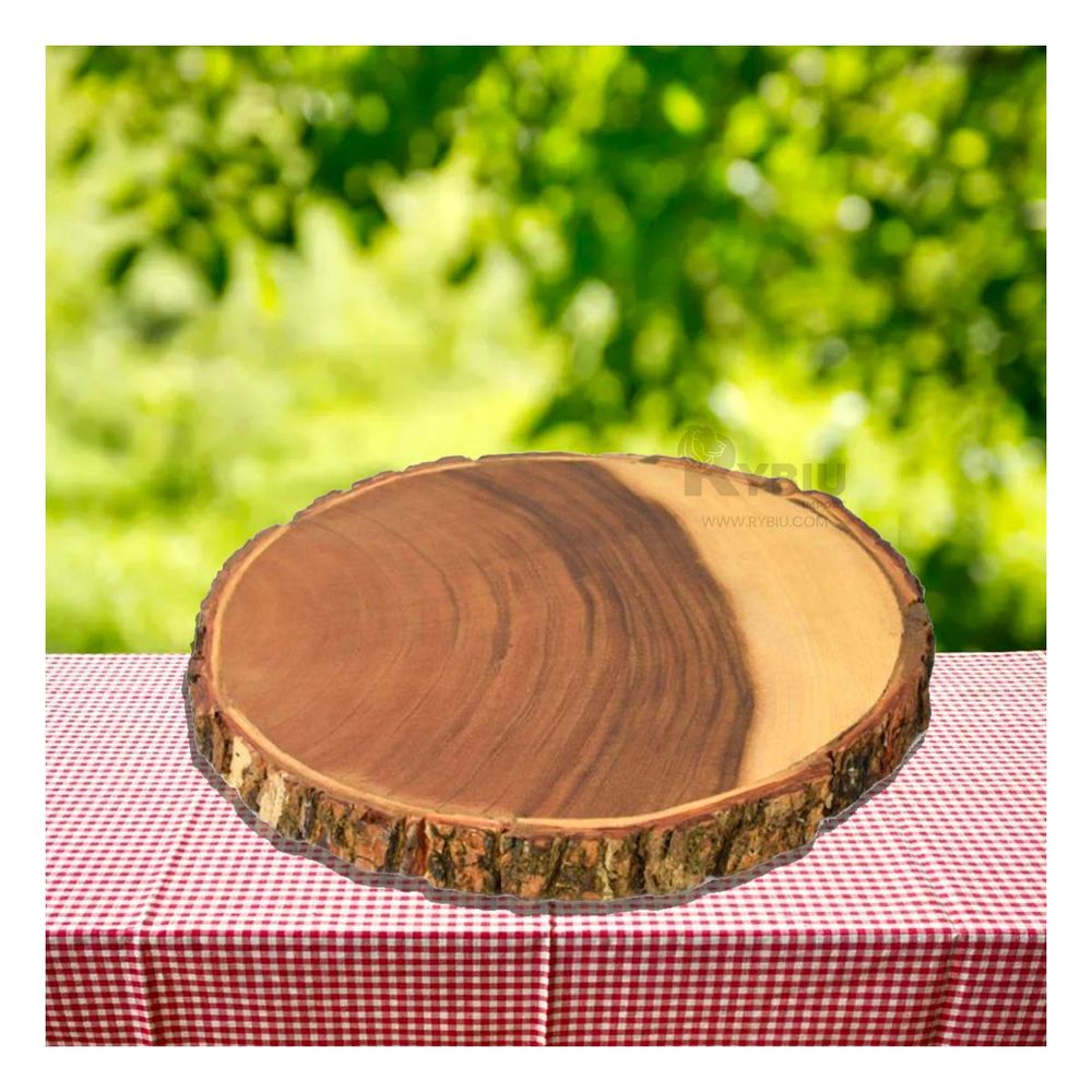 Bandeja Minimalista para Frutas de Madera Y+Stickers Bandeja Minimalista para Frutas de Madera Y+Stickers