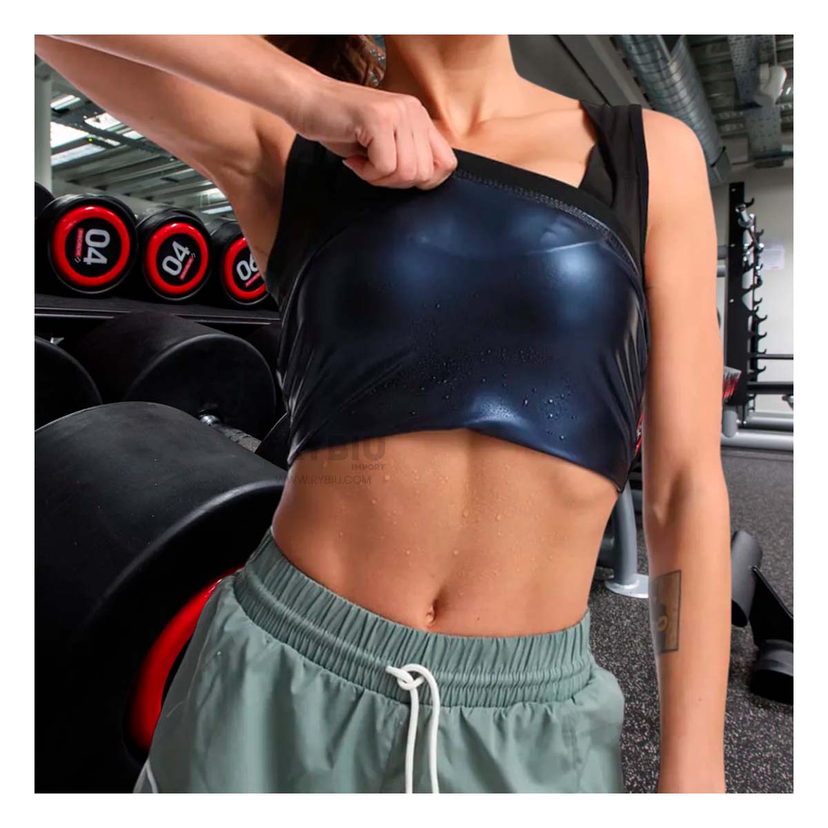 Faja para Reducir Calorias en Talla S Negro Y+Agendita