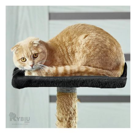 Gym Portatil 3 Niveles Alta Calidad de Gato Diseño Negro Gym Portatil 3 Niveles Alta Calidad de Gato Diseño Negro