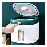 Dispensador para Arroz y Cereales 10 kg en Color Verde