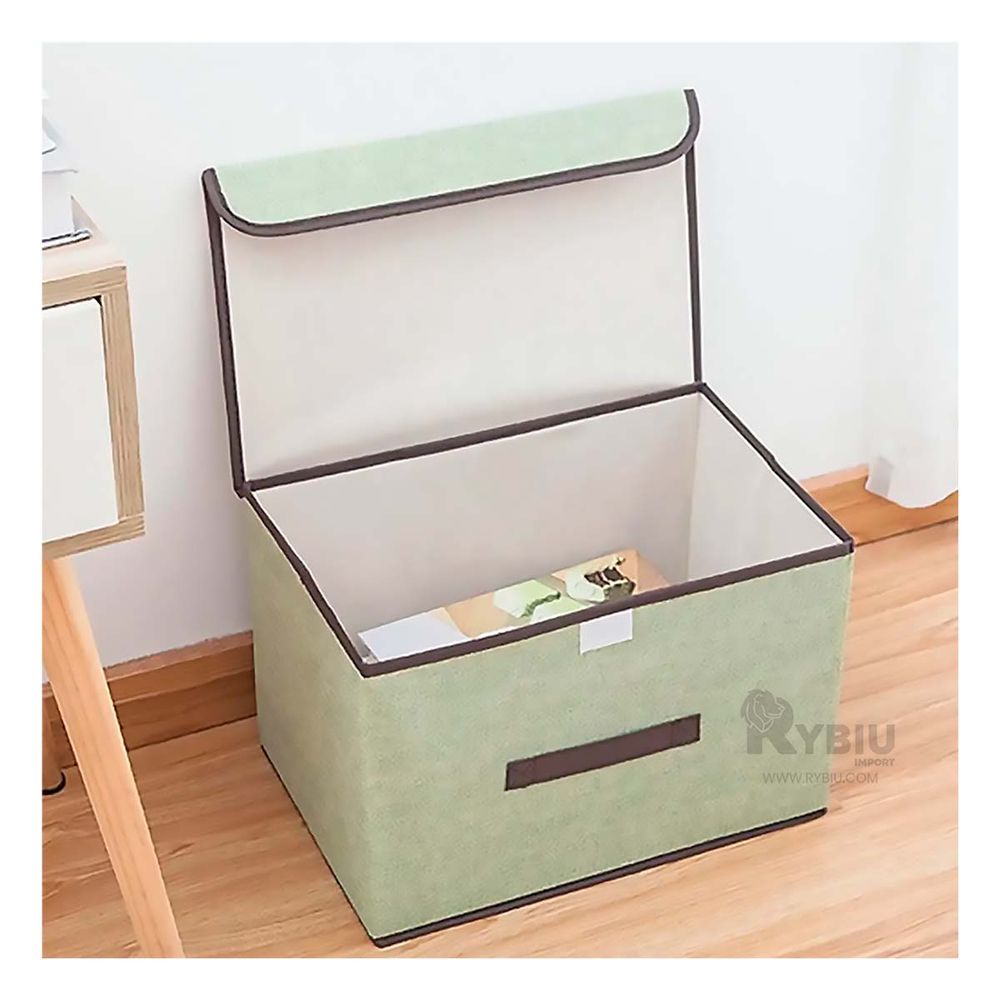 Caja Decoradora Multiusos Moderna de Color Verde Y+Stickers Caja Decoradora Multiusos Moderna de Color Verde Y+Stickers