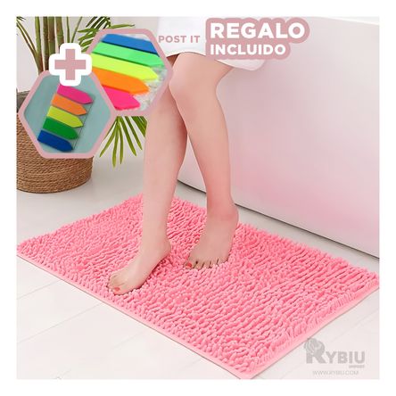 Piso con Diseño Rectangular en Rosado Y+Post-it adhesivos Piso con Diseño Rectangular en Rosado Y+Post-it adhesivos