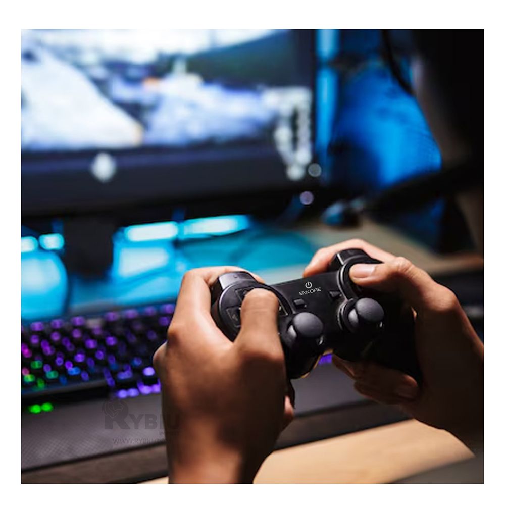Mando Gamer Enkore Shooter en Tono Negro Mando Gamer Enkore Shooter en Tono Negro