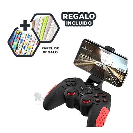 Mando Ergonomico en Tono Negro Y+Papel de Regalo Mando Ergonomico en Tono Negro Y+Papel de Regalo