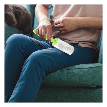 Rodillo Moderno para Pelusa de Tono Verde Y+Papel de Regalo Rodillo Moderno para Pelusa de Tono Verde Y+Papel de Regalo