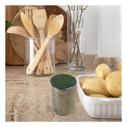 Salero Minimalista Fundido Inoxidable de Cocina