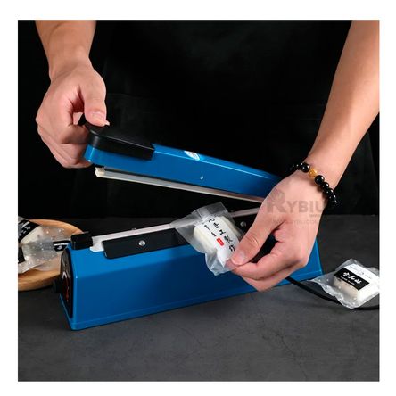 Selladora Termica de Bolsas en Color Azul Y+Agendita Selladora Termica de Bolsas en Color Azul Y+Agendita