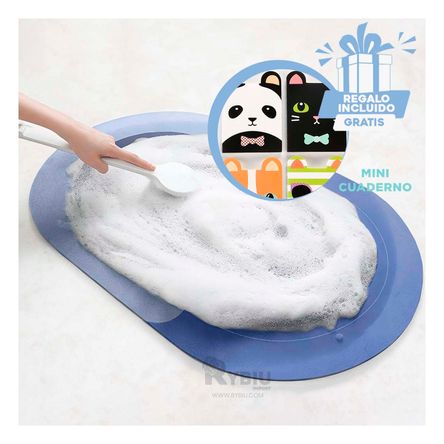 Tapete Lavable en Azul Acero Y+Agendita Tapete Lavable en Azul Acero Y+Agendita