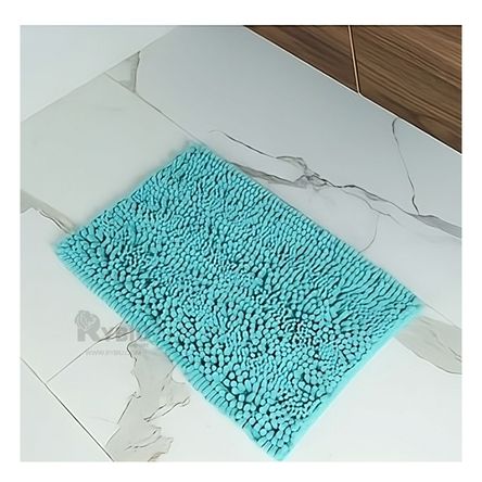 Tapete Rectangular de Microfibra Versatil en Color Verde Tapete Rectangular de Microfibra Versatil en Color Verde