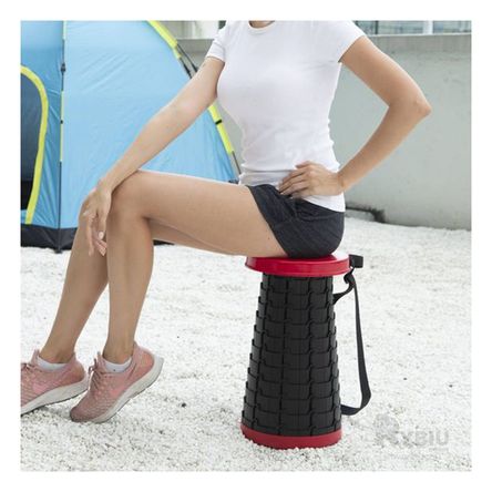 Silla Plegable de 1 Seguro Practico Portatil de Color Rojo Silla Plegable de 1 Seguro Practico Portatil de Color Rojo