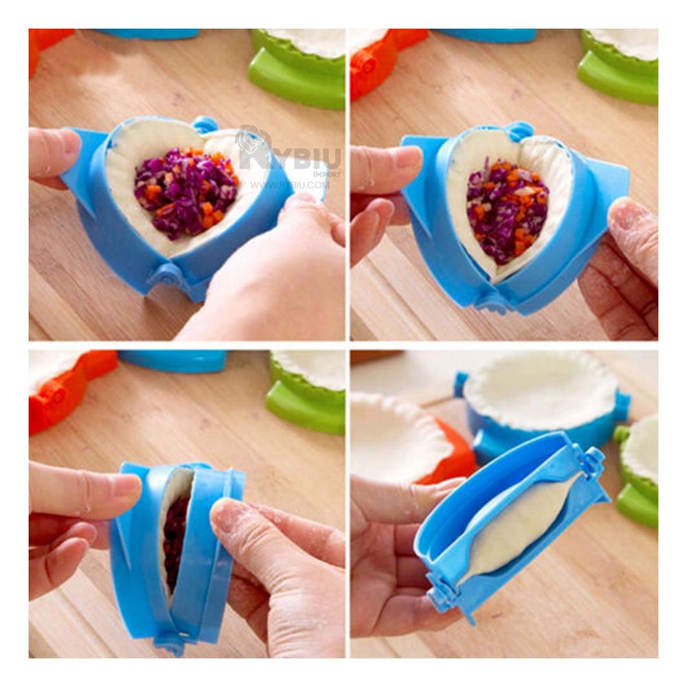 Set Practico de Moldes de Empanadas de Color Multicolor Set Practico de Moldes de Empanadas de Color Multicolor