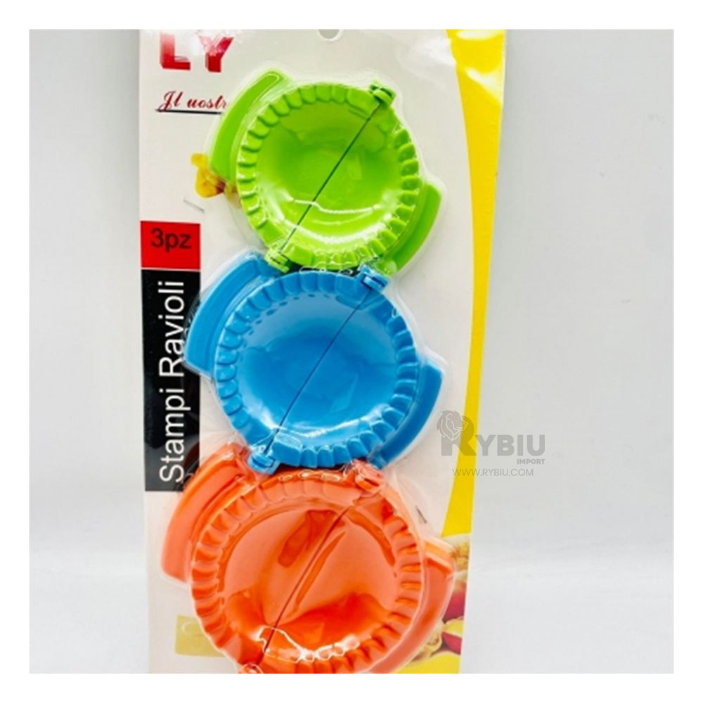 Set Tres Moldes de Empanadas Multicolor Y+Agendita Set Tres Moldes de Empanadas Multicolor Y+Agendita