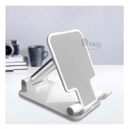 Soporte Seguro Plegable para Celular Color Blanco Soporte Seguro Plegable para Celular Color Blanco