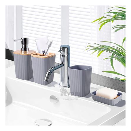 Organizador Practico de Baño en Color Gris Y+Agendita Organizador Practico de Baño en Color Gris Y+Agendita