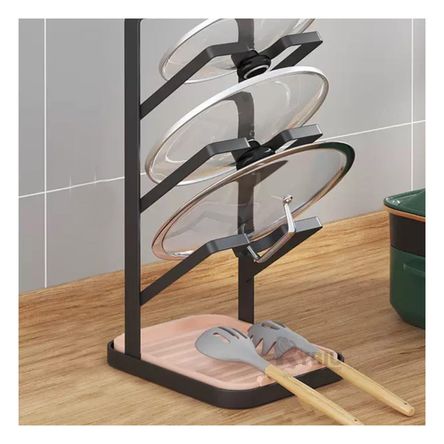 Organizador Versatil para Ollas de Color Negro Y+Agendita Organizador Versatil para Ollas de Color Negro Y+Agendita
