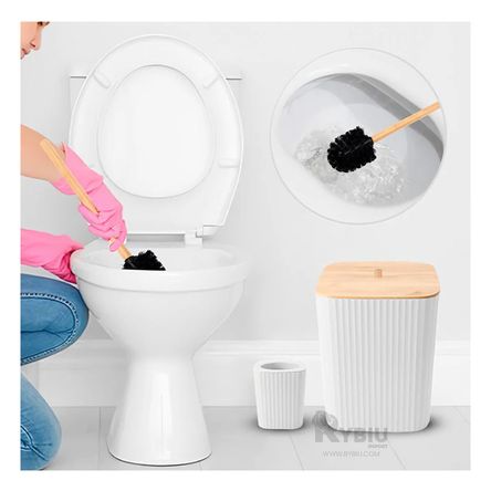 Organizador para Baño Incluye 6 piezas Resistentes en Blanco Organizador para Baño Incluye 6 piezas Resistentes en Blanco