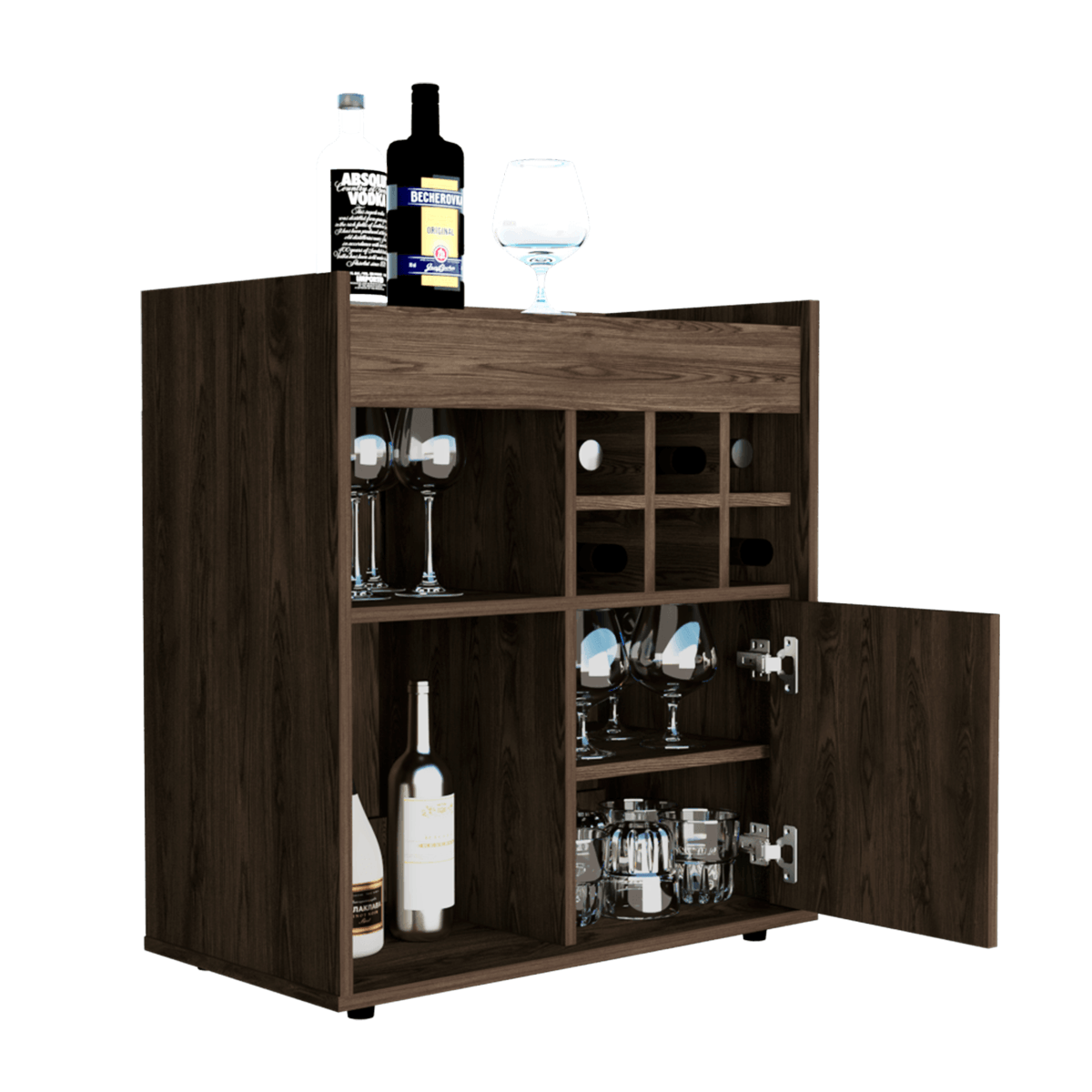 Mueble Bar Levi colo Habano DIBA Muebles