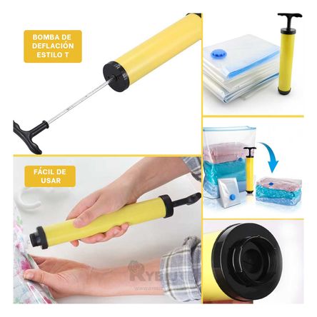 Succionador de Compresor en Color Amarillo Y+Papel de Regalo Succionador de Compresor en Color Amarillo Y+Papel de Regalo