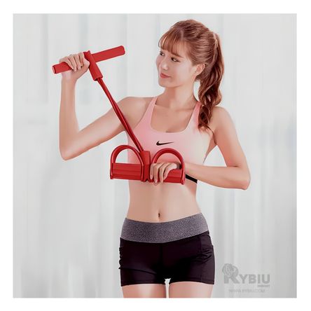 Liga Elastica de Resistencia Abdominal Pull Reducer en Rojo Liga Elastica de Resistencia Abdominal Pull Reducer en Rojo